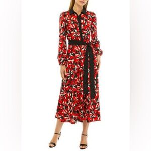 🔥HOST PICK🔥 THE LIMITED Floral Print Midi Shirtdress - Size Large Petite